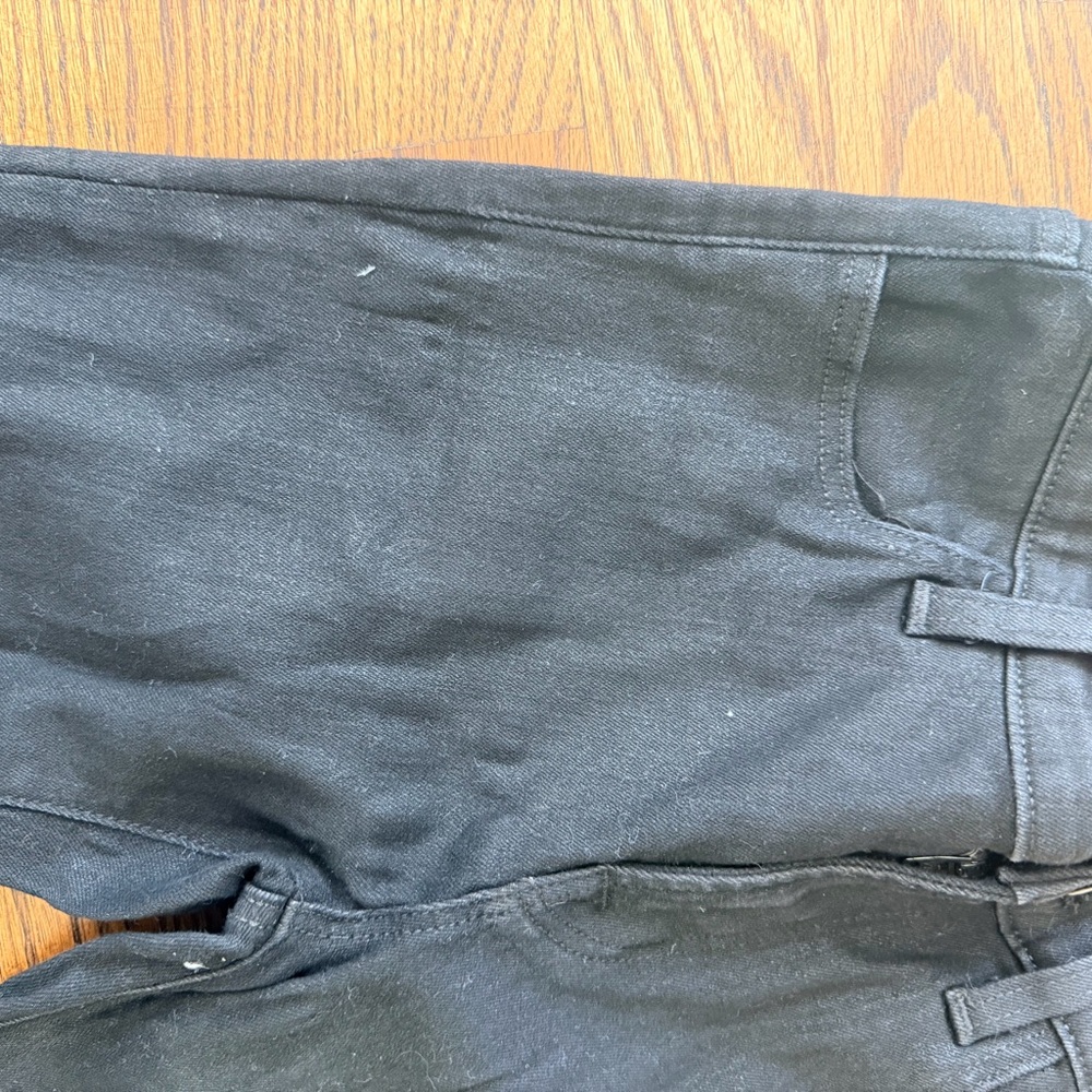 NWOT J Brand Black- Blue (light metallic finish) Jean Size 25 Skinny!  Stretch! - Picture 7 of 7